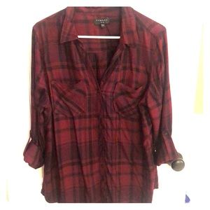 Plaid blouse